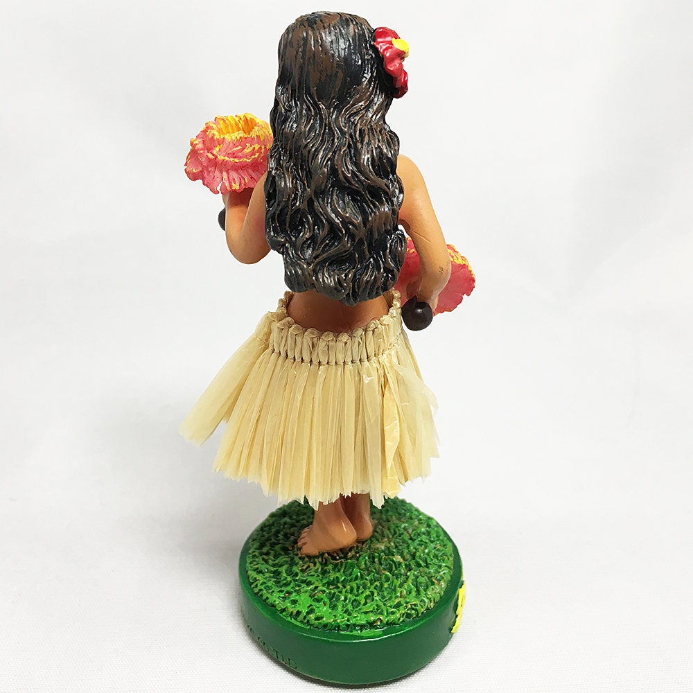 Mini Dashboard Hula Girl with Uli Uli Doll