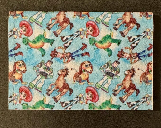 Toy Story Friends - Basic Gift Card Wallets - Christmas Stocking Stuffers - Business Card Holder  - Birthday