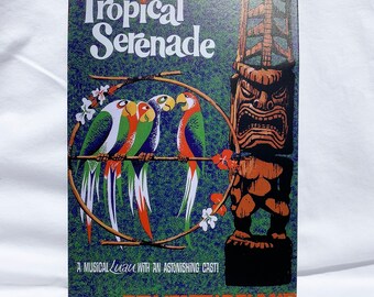 Tropical Serenade - Enchanted Tiki Room - Adventureland - Metal Sign