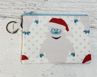 Bumble - Cotton Coin Purse Fob Keychain Wallet