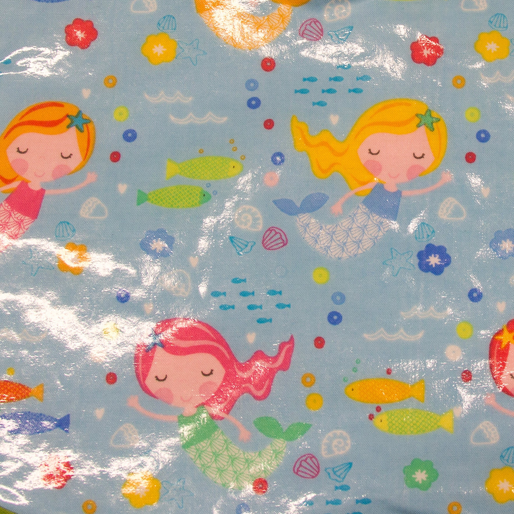 Wipeable Baby Bibs - Mermaids