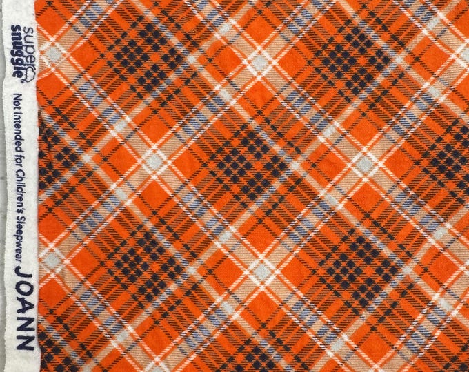 Remnant Fabrics - Autumn Plaid Cotton FLANNEL