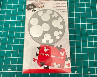 EK Tools Disney MICKEY MOUSE Icon Multiple Craft Paper Punch for Confetti, Tags, Party Favors