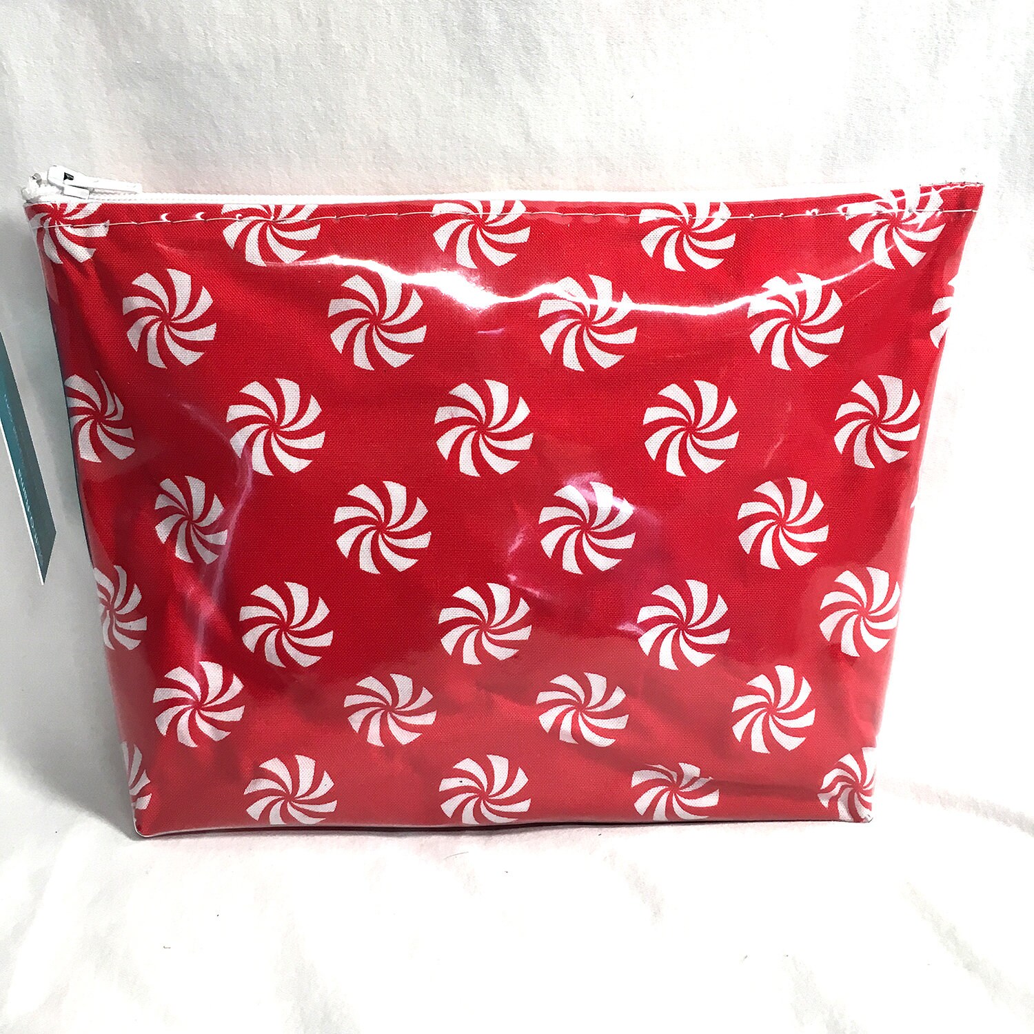 Make Up Bag Peppermint Starlite Candy Zipper Pouch