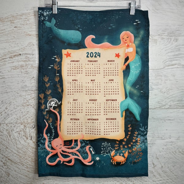 Linen Calendar 2024 Etsy