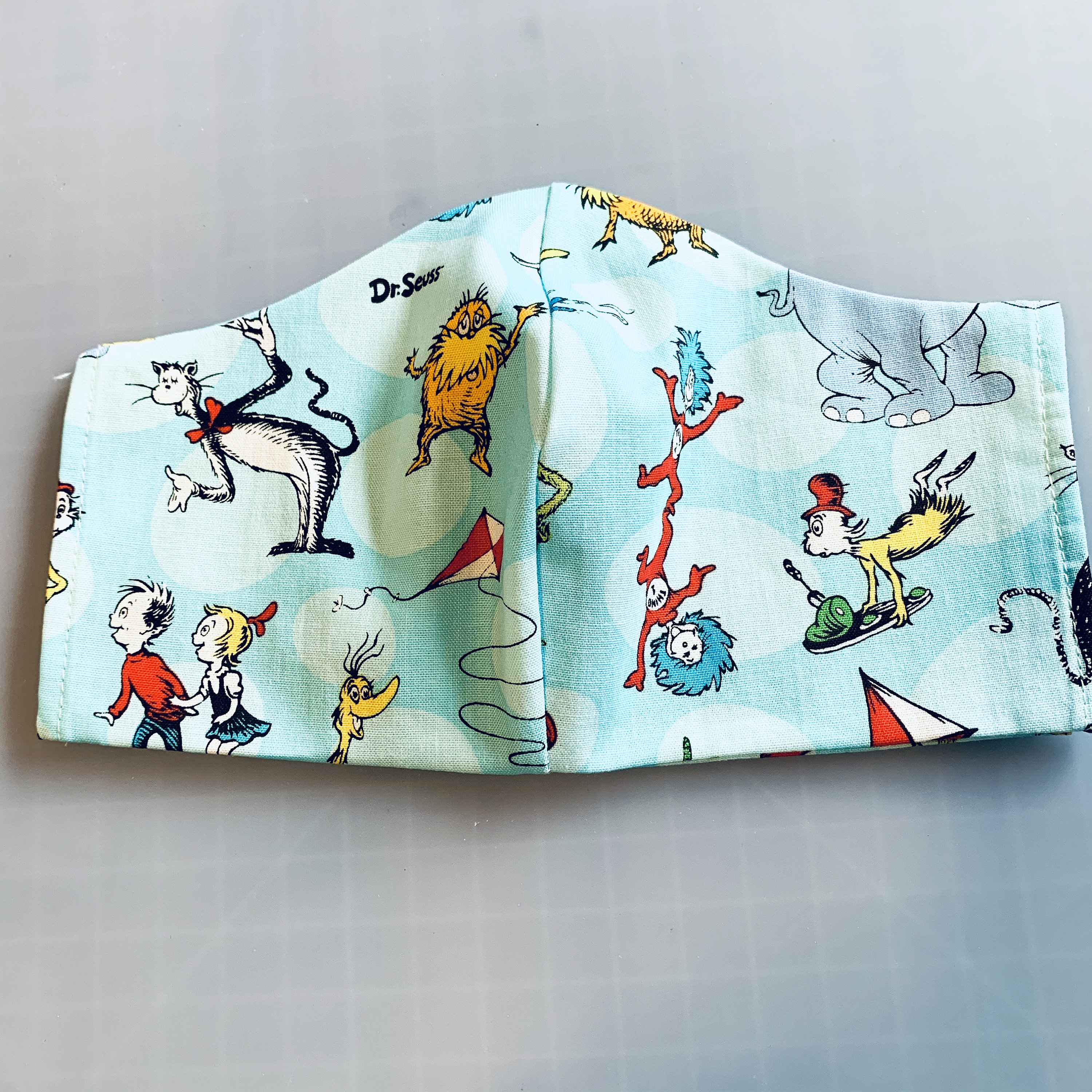 Dr Seuss - Face Mask Coverings - 100% Cotton - Washable With Filter ...