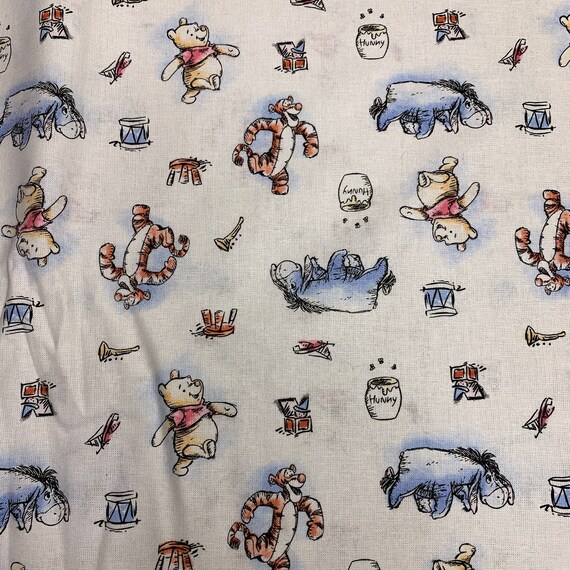 Winnie Pooh Fabric Cotton, Disney Fabric Winnie