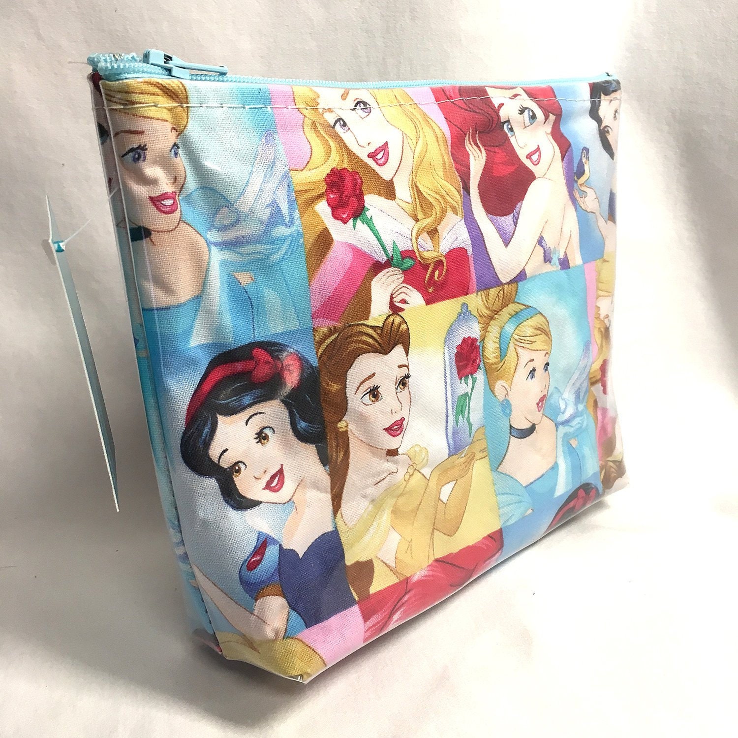 Make Up Bag Disney Princess Zipper Pouch (Snow White, Ariel, Belle, Sleeping Beauty, Cinderella)