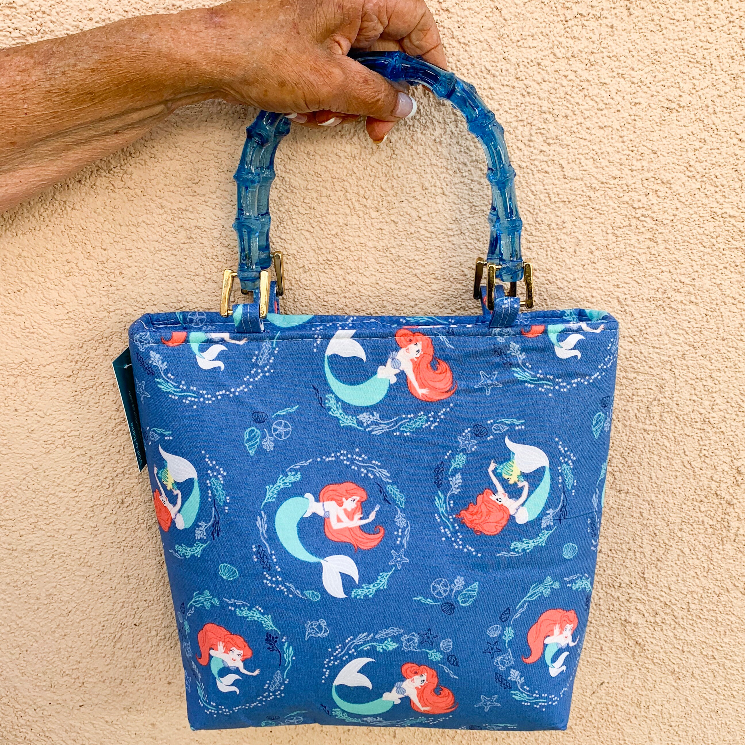 Little Mermaid Tote Bag Purse Handbag
