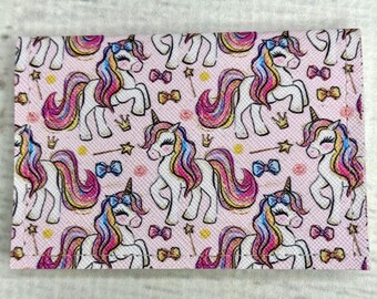 Little Pink Pony Unicorn - Basic Gift Card Wallets - Christmas Stocking Stuffers - Business Card Holder  - Birthday - Rainbow