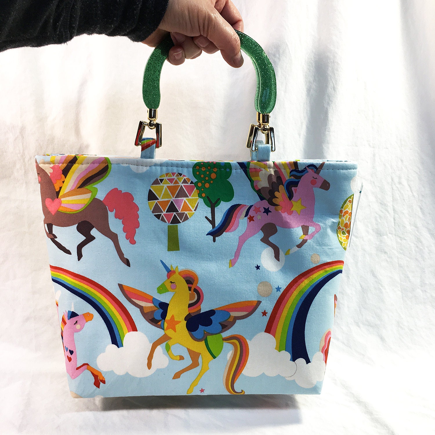 Handbag - Unicorn Pegasus Rainbow