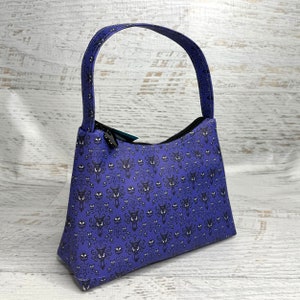 Fondo de pantalla embrujado - Bolso de hombro - Bolso - Bolso - Embrague - MCM - Retro Moderno - Vinilo - Cuero Vegano - Mansión - Halloween - Espeluznante