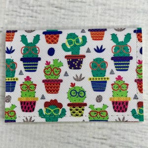 Nerdy Cactus - Carteras básicas para tarjetas de regalo - Rellenos para calcetines navideños - Portatarjetas de presentación - Cumpleaños - Plantas del desierto - Suculentas