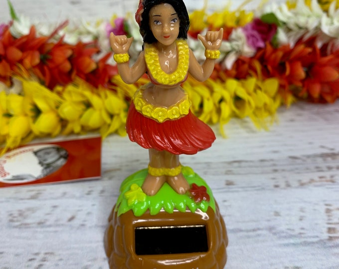 Solar Hula Doll - Dancing Shaka Wahine - Moves and wiggles under bright light or sunlight