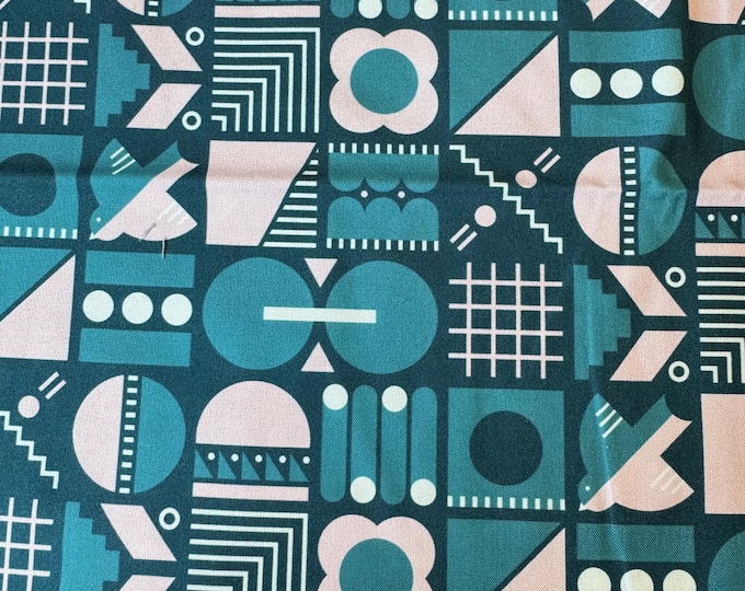 Remnant Fabric - Figo Fabrics - Retro Rove by Lemonni Cotton Woven