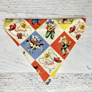 Lil Cowpokes - Dog Cat Pet Bandana - Over de kraag - Tropisch - Aloha-print - Maten XS t/m XL - Hondenaccessoires - Dassen