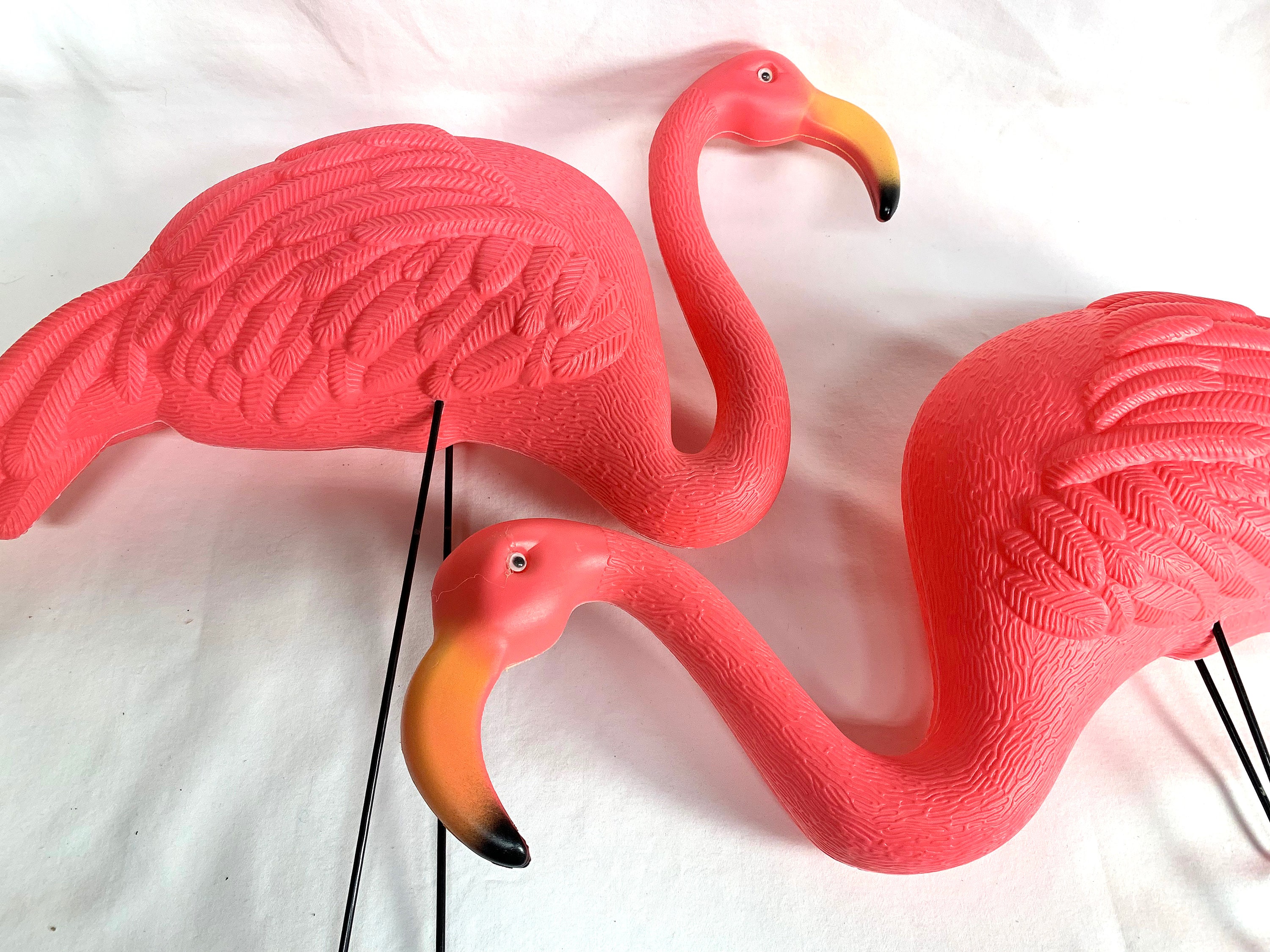 Pink Flamingos Yard Ornament