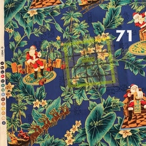 Hawaiian Fabrics - 71 - Island Christmas - Aloha Print