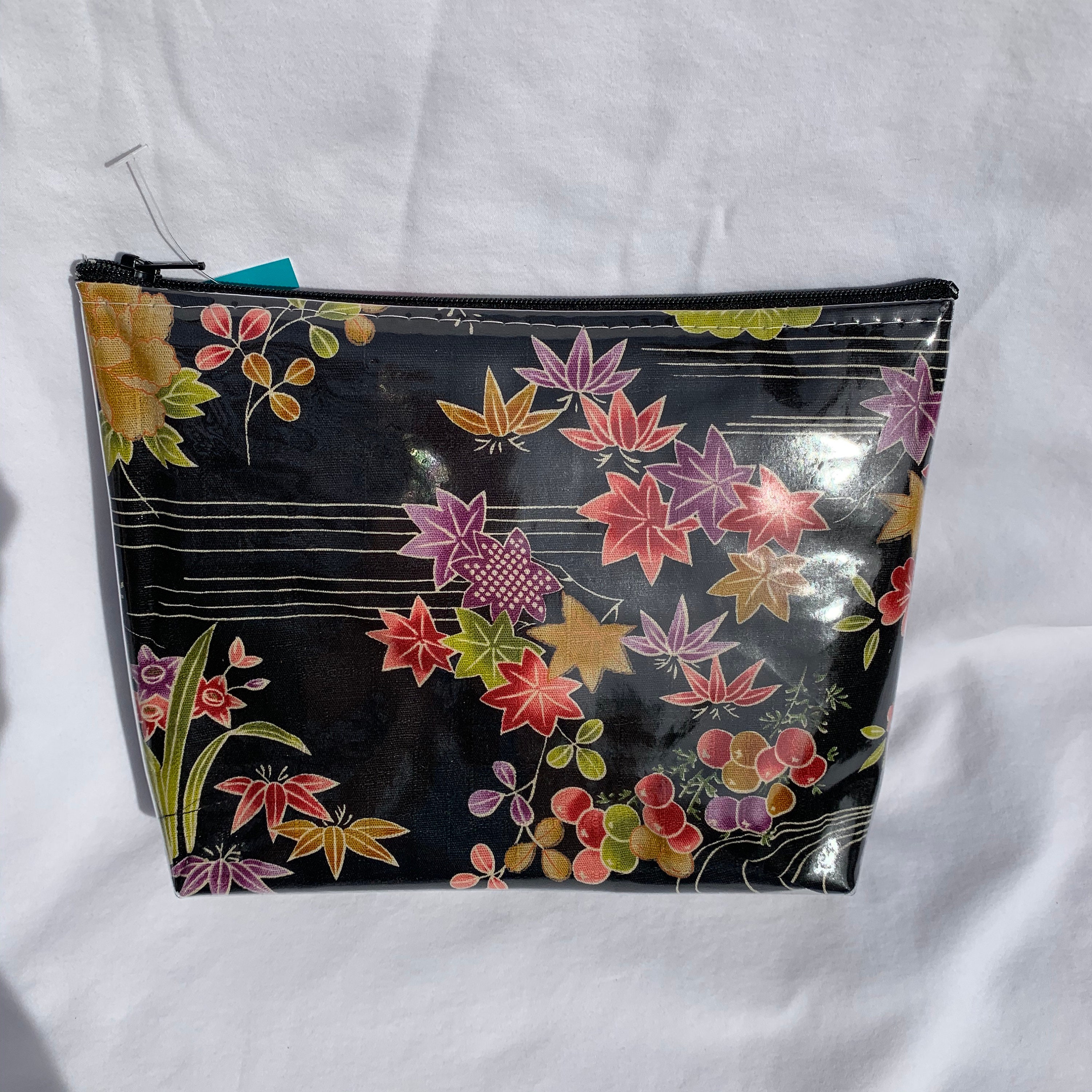 Japanese Kimono Fabric Makeup Bag