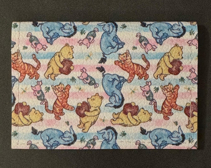 Winnie the Pooh and Friends - Basic Gift Card Wallets - Christmas Stocking Stuffers - Business Card Holder  - Birthday