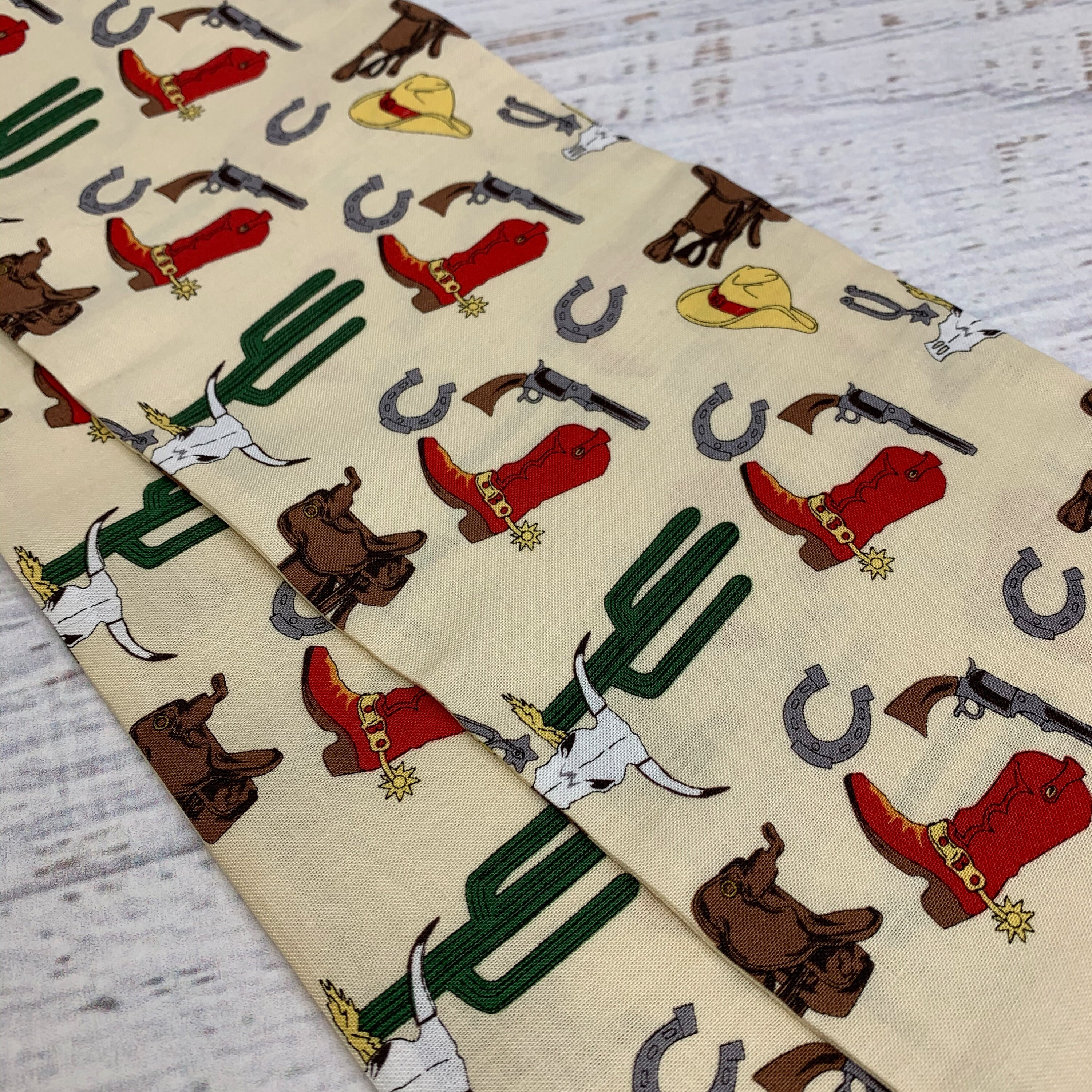 Country Western pattern wrapping paper