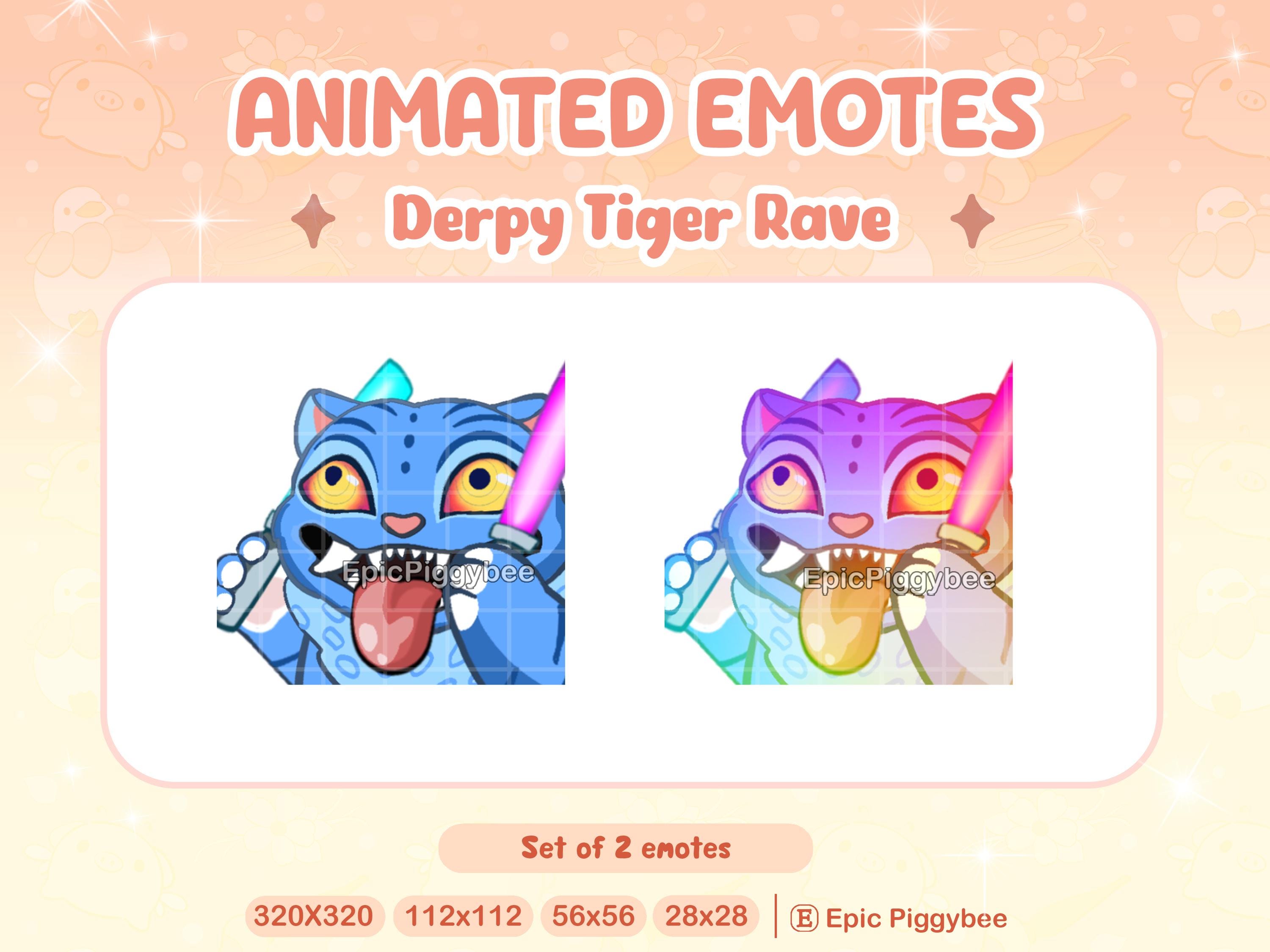 Derpy Cat Emote - Etsy Australia