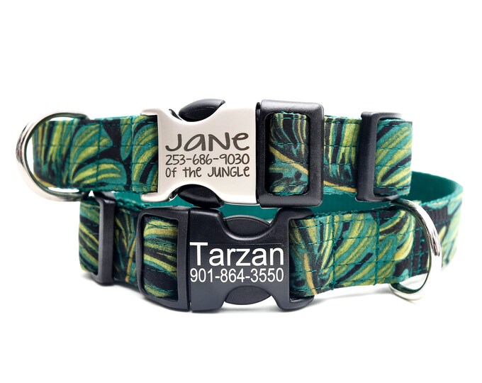 Personalized Dog Collars for the Super Cool Dog by shopmimigreen