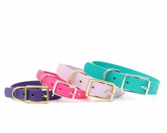 Lightweight Biothane Dog Collar: Waterproof E-Collar Compatible