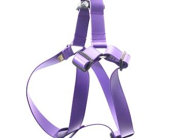 Arnés ligero de biotano para perros: fácil de poner, personalizado e impermeable.