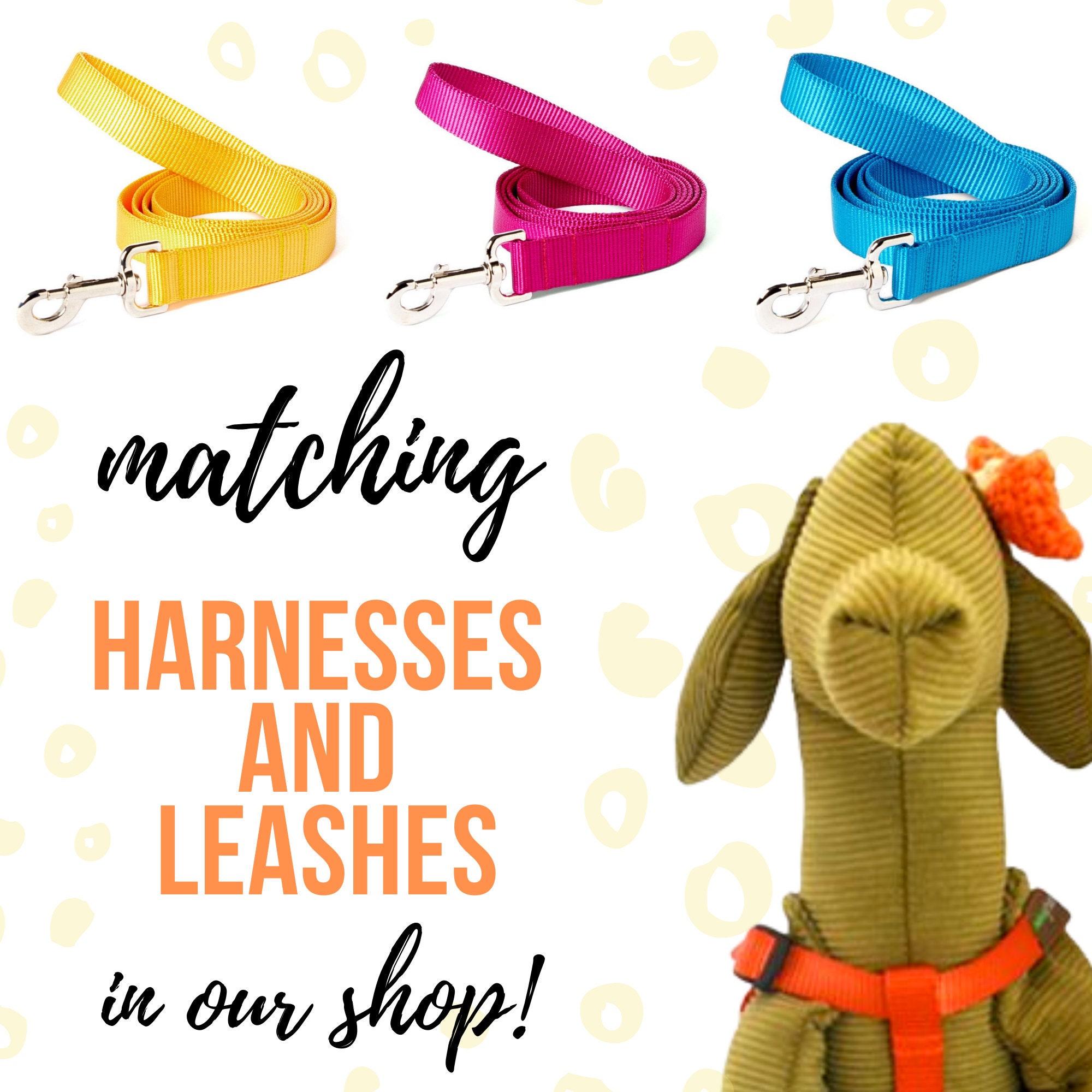 Personalized NAMEPLATE Dog Collar Metal Engraved in 27 Nylon Etsy