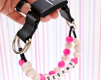 Pearl Beaded Fi Dog Collar: Friendship Bracelet Style, Series 3/3+