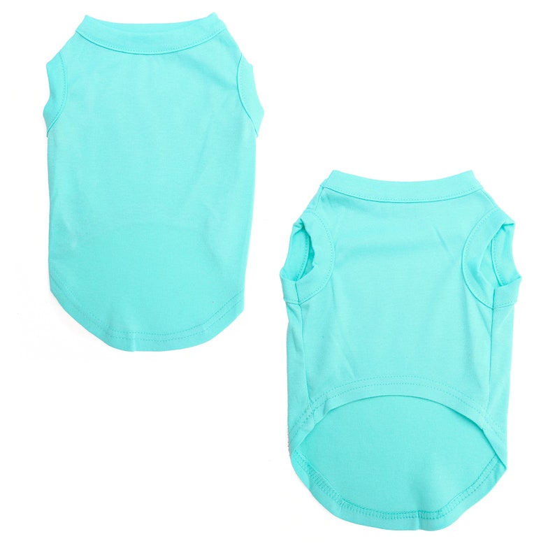 Dog Shirt 14 Bright Colors to Choose From Plain Dog Shirts Etsy