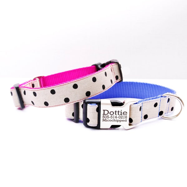 Polka Dot Dog Collar Etsy