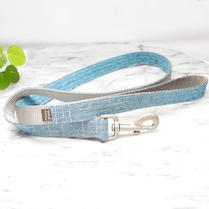 Linen Dog Leash - 4&#39;, 5&#39; or 6&#39; - 8 colors to choose from - Classic Linen Dog Leash - Fabric Dog Lead - Colorful Dog Leash
