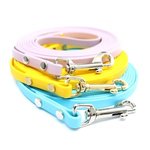 Waterproof Biothane Long Line | Training Dog Leash | Colorful Long Line Leash Colorful Lead | 21 Colors | Lightweight Dog Lead | 3/8&quot; width