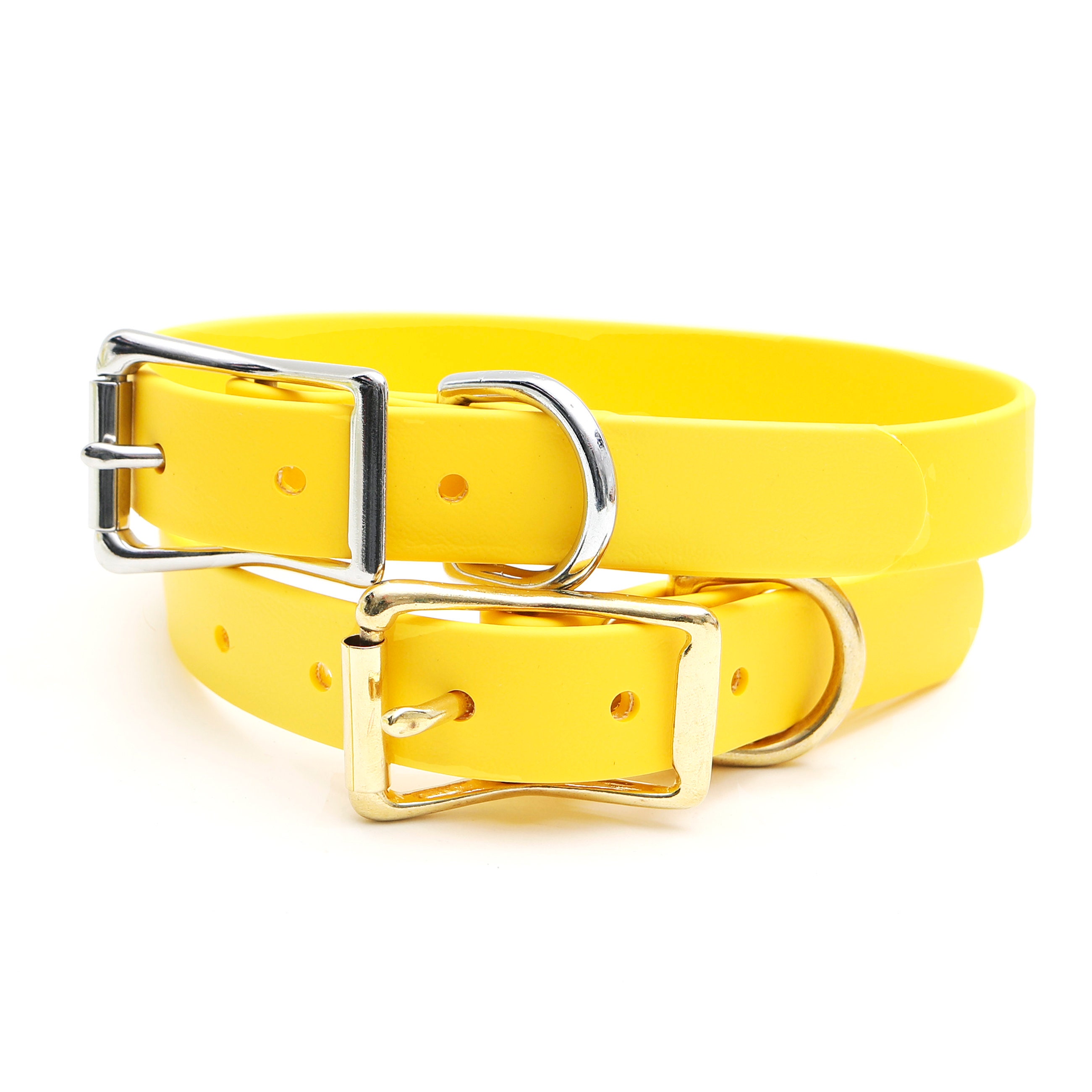 Waterproof dog collars with cheap nameplate
