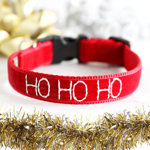 christmas dog collar