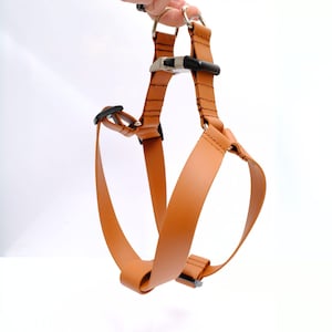 Waterproof Biothane Dog Harness: Step-In Style, Personalized, 20 Colors, Sewn