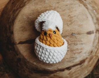 Hatching Chick Toy, Hatchling, Chicken, Sensory Toy, Stuffed Farm Animal, Chicken Coop, Chickens for Kids, Easter Basket