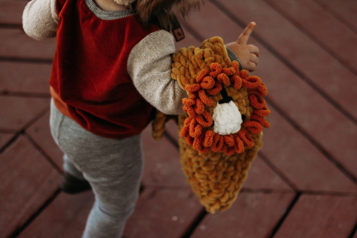 Lionheart Lovey Crochet Stuffed Animal Lion Lion Toy Etsy