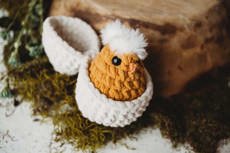 Hatching Chick Toy, Hatchling, Chicken, Sensory Toy, Stuffed Farm Animal, Chicken Coop, Chickens for Kids, Easter Basket image 9