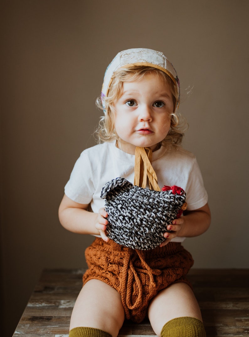 Poulet farci, pierre Plymoth, poulet en peluche, jeu de simulation, jeu ouvert, décoration sur le thème de la ferme pour enfants Papa Peck