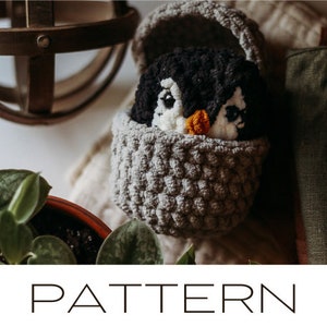 Crochet Hatching Penguin Pattern, Stuffed Animal Plush, Beginner Friendly & Quick Pattern.