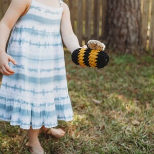 Crochet Bee PATTERN, Beginner Friendly, Insect, Quick Pattern, Beginner Friendly. image 4