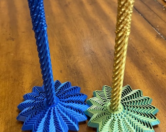 3D Printed Expanded Sensory Fidget Star with Handle | Fidget Toy