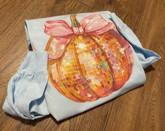 Retro Disco Pumpkin Comfort Colors Tee