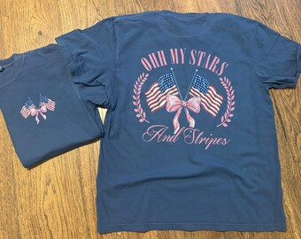 Oh My Stars & Stripes Tee
