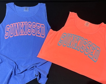 Sunkissed Puff Tank Top - Comfort Colors
