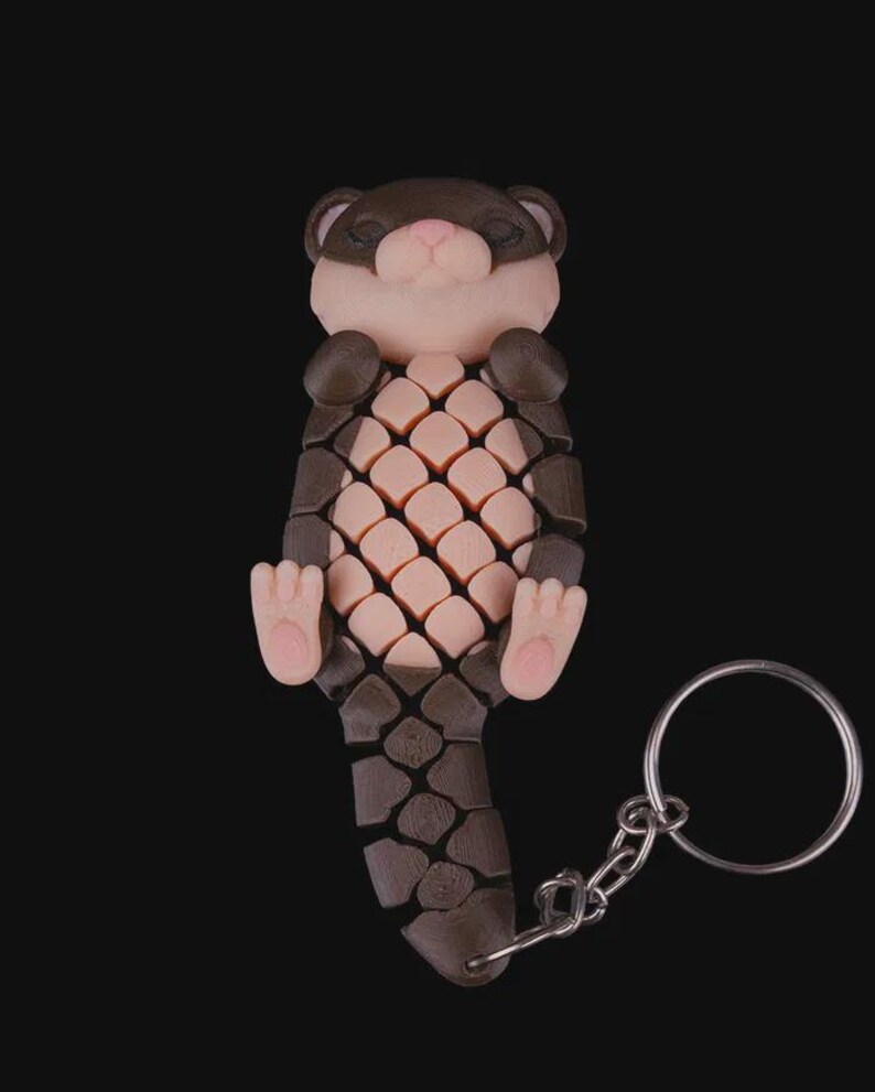 Mesh Keychain 3D Printed Mesh Flexi Animals | Flexi Animal Keychain - Etsy