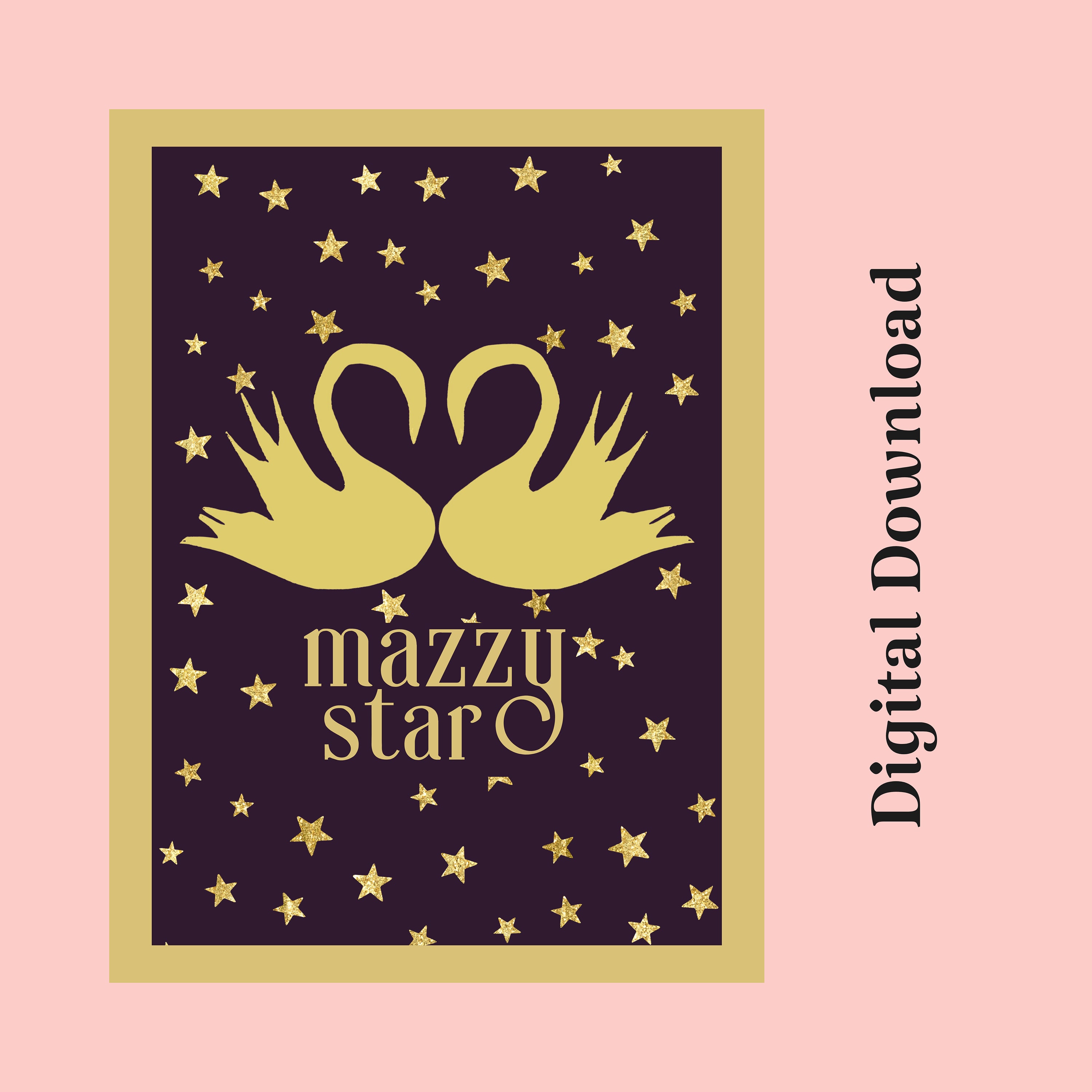 Mazzy Star Poster, Mazzy Star Art, Among My Swan Album Art